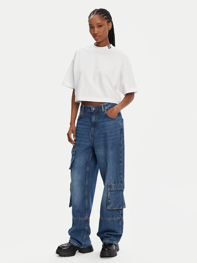 HUGO HUGO T-Shirt Damelody 50520187 Weiß Relaxed Fit