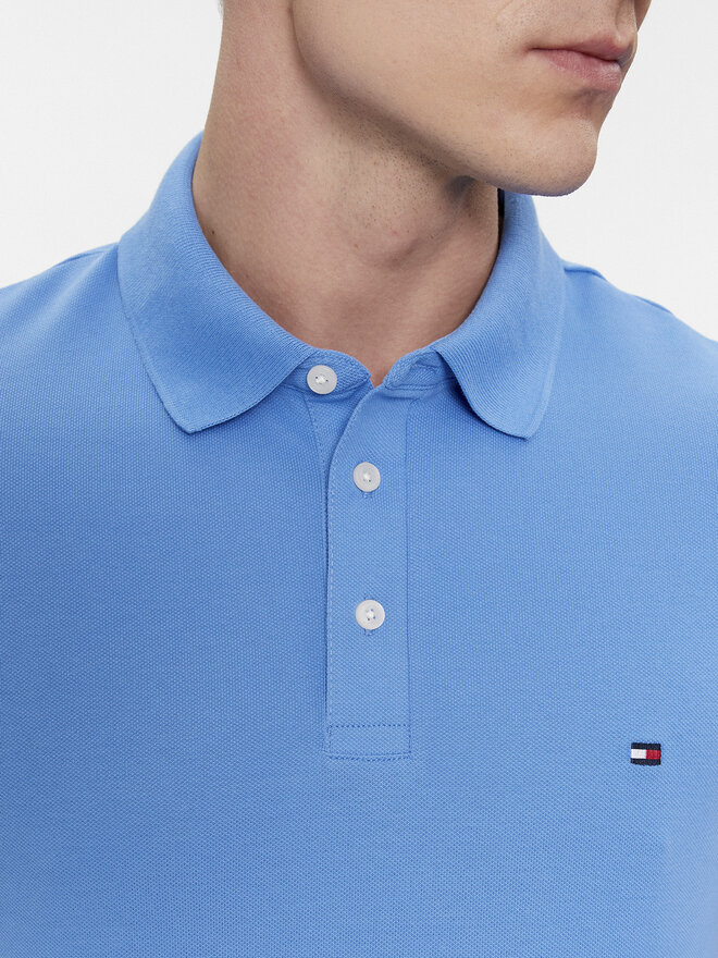 Tommy Hilfiger Tommy Hilfiger Pólóing 1985 MW0MW17771 Kék Slim Fit