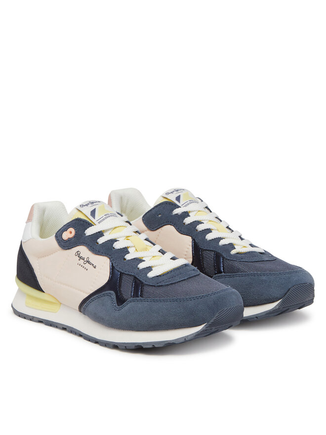 Pepe Jeans Снікерcи Pepe Jeans Brit Camp W PLS40038 Cиній
