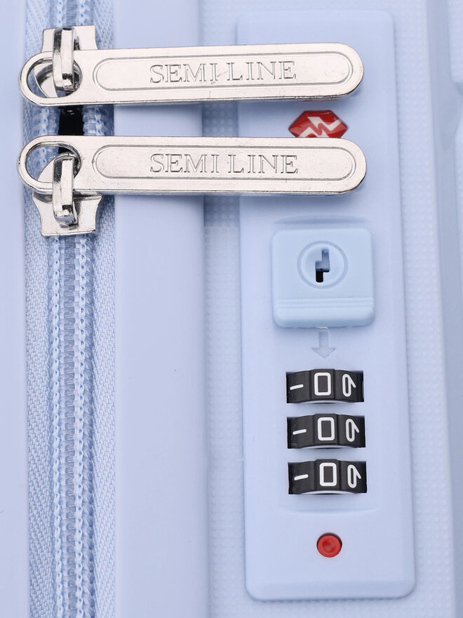 Semi Line Liels koferis Semi Line T5907-4 Gaiši zils
