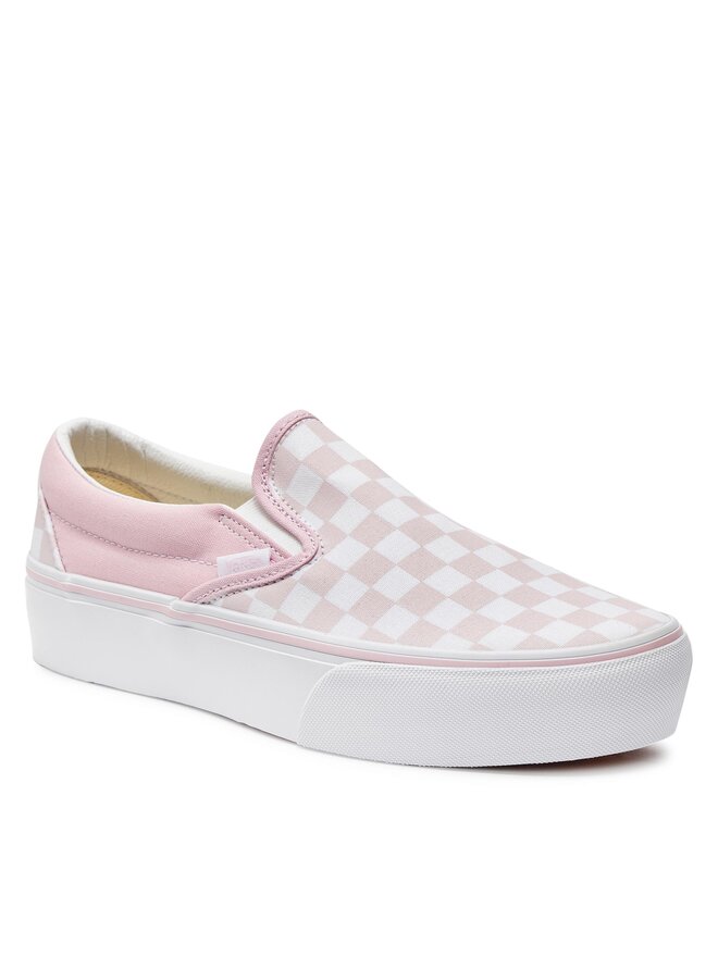Vans Tenisówki Vans Ua Classic Slip-On Platform VN00018EV1C1 Różowy
