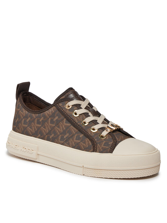 MICHAEL Michael Kors Кеди MICHAEL Michael Kors Evy Lace Up 43H3EYFS1B Коричневий