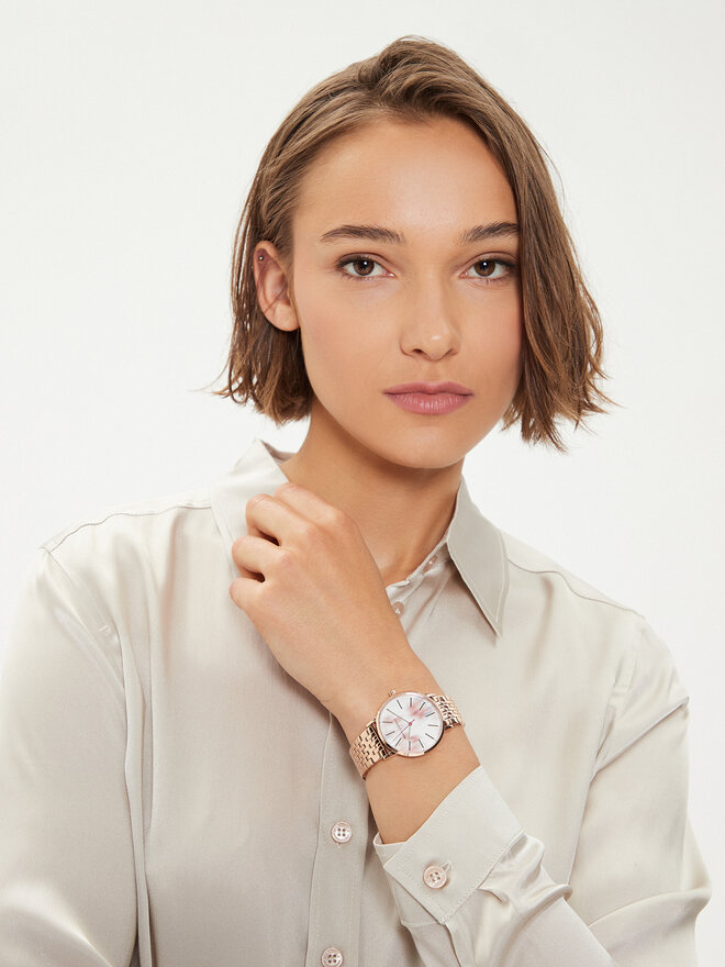 Armani Exchange Zegarek Armani Exchange AX5589 Złoty