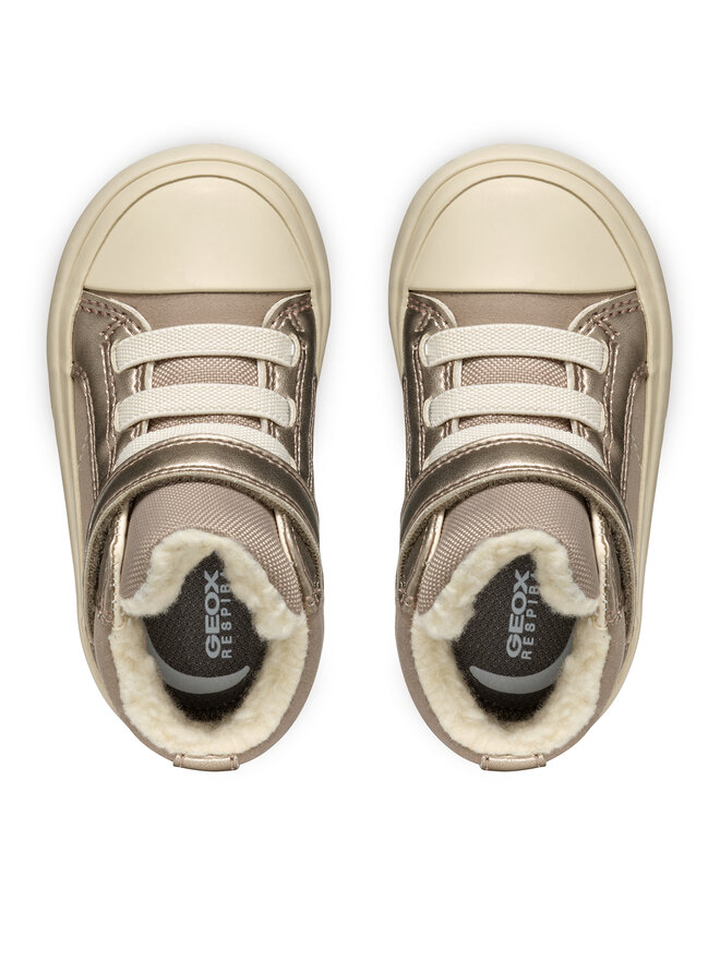 Geox Šnurovacia obuv Geox B Gisli Girl B461MB 0AUAJ C5005 M Béžová