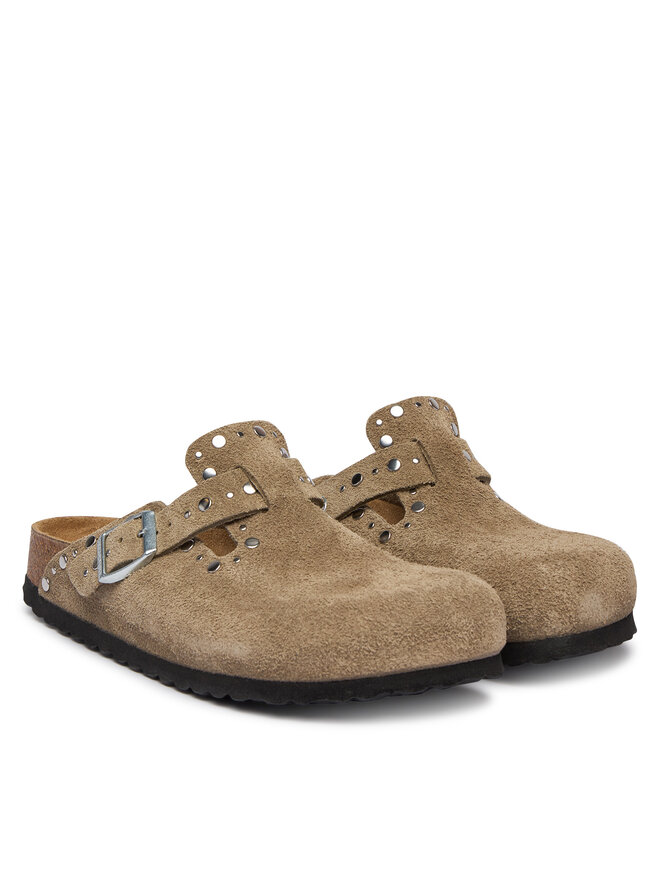 Birkenstock Шльопанці Birkenstock Boston Rivet 1030418 Бежевий