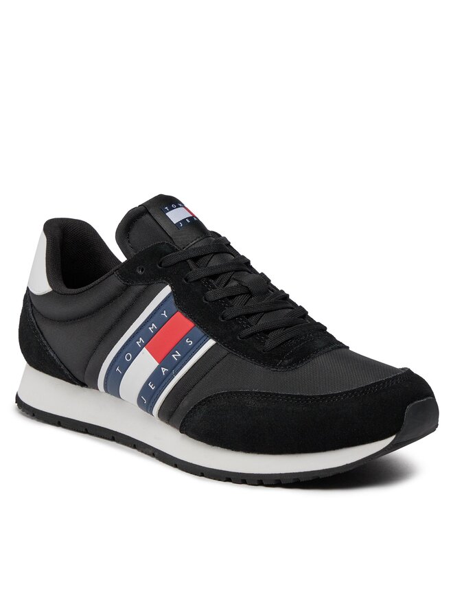 Tommy Jeans Αθλητικά Tommy Jeans Tjm Runner Casual Ess EM0EM01351 Μαύρο