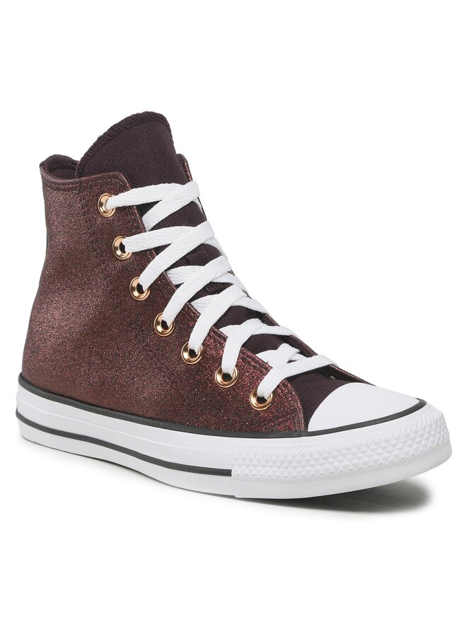 Bambas Converse Ctas Hi A04181C Guinda burdeos zapatos.es