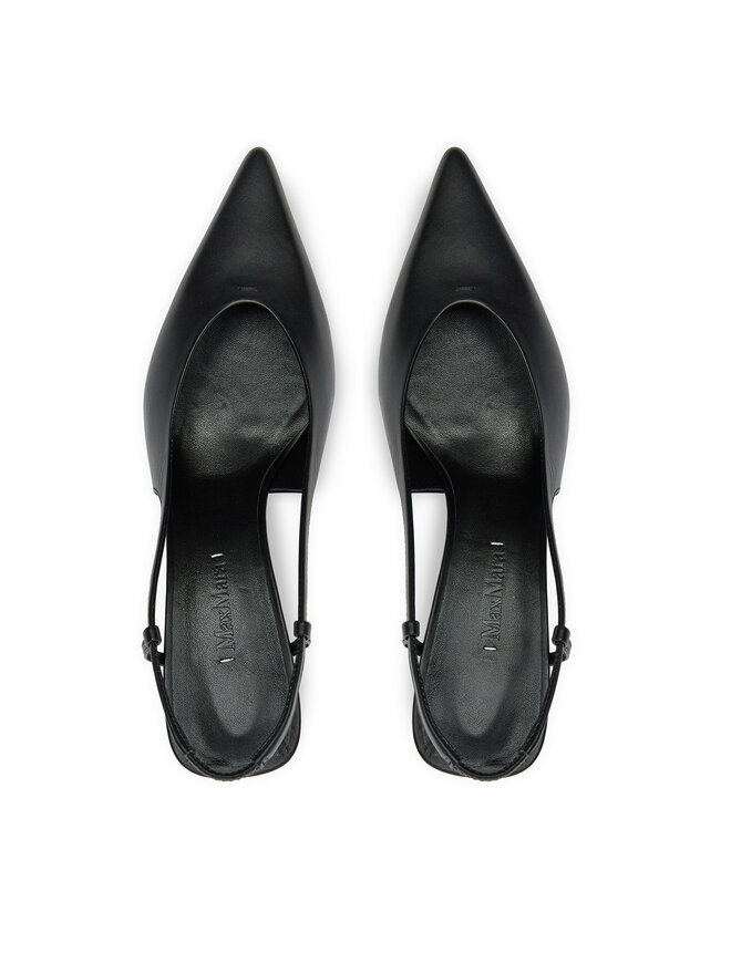 Max Mara Sandály Max Mara Mmslingcaif 2424526131600 Černá