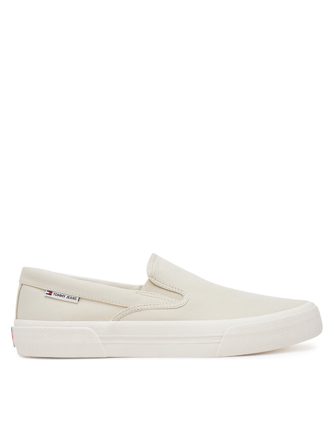 Tommy Jeans Tenisówki Tommy Jeans Slip On Canvas Color EM0EM01544 Beżowy