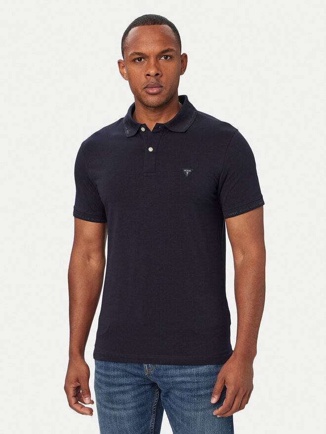 Guess Guess Poloshirt M6YP66 K4394 Dunkelblau Extra Slim Fit