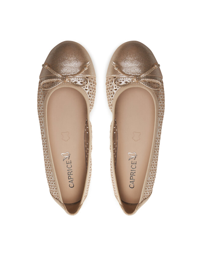 Caprice Ballerinas Caprice 9-22185-42 Goldfarben