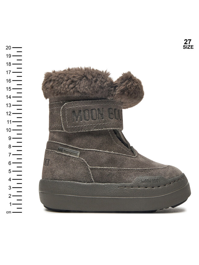 Moon Boot Schneeschuhe Moon Boot Junior Park Dtrap Boot Suede 80D3440040 Grau