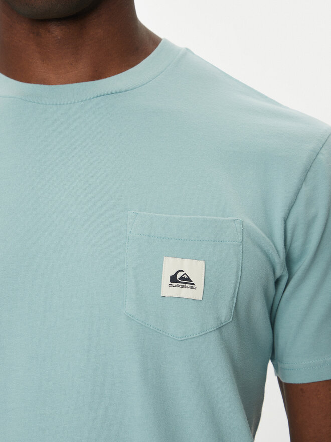 Quiksilver Quiksilver Camiseta EQYZT08062 Celeste Regular Fit