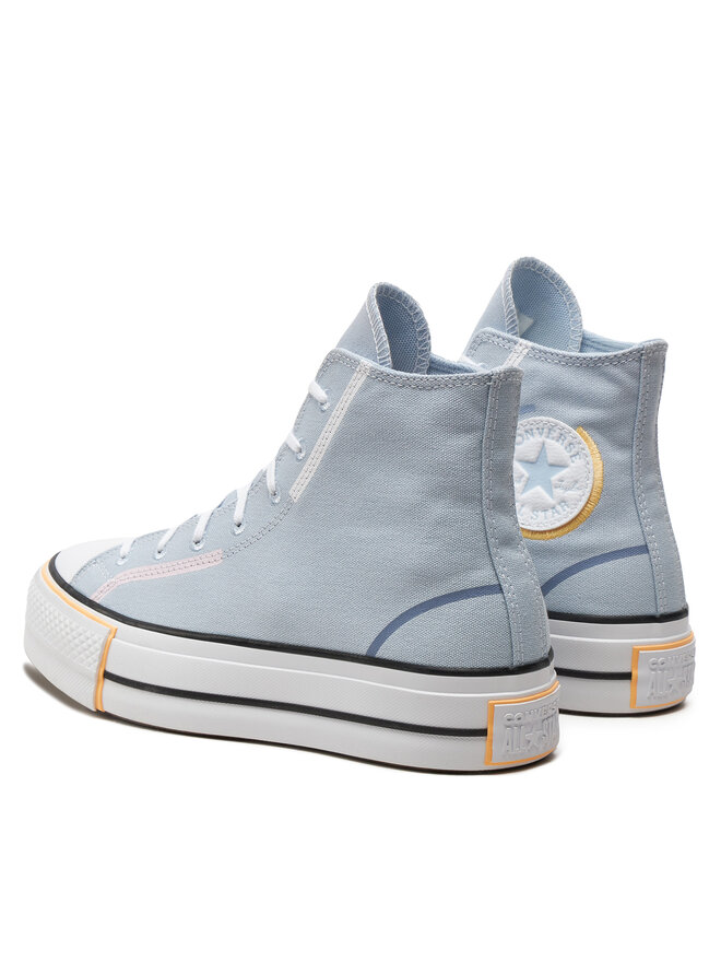 Converse Plátěnky Converse Chuck Taylor All Star Lift Platform Color Pop Hi A07596C Modrá