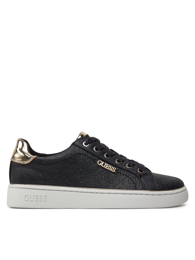 Guess Sneakersy Guess Beckie/Active Lady/Leather Lik FL5BEK FAL12 Černá