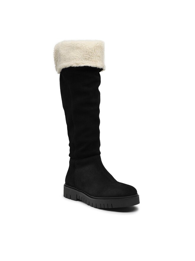 Tommy Jeans Stivali sopra il ginocchio Tommy Jeans Warmlined Long Boot EN0EN01994 Nero