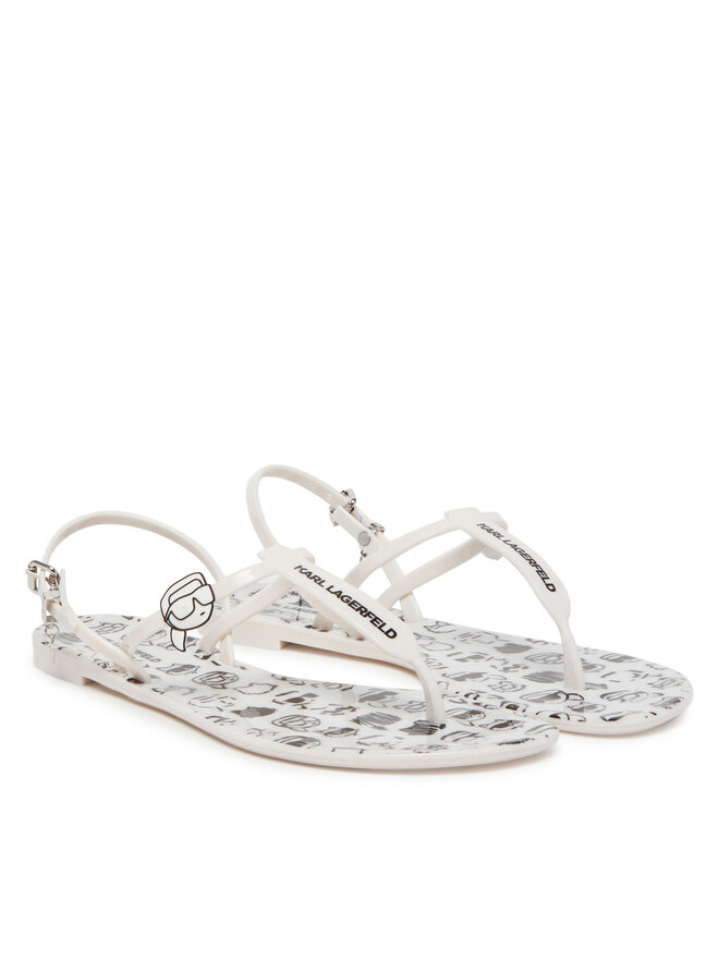 KARL LAGERFELD Sandalen KARL LAGERFELD Jelly KL80002G Weiß