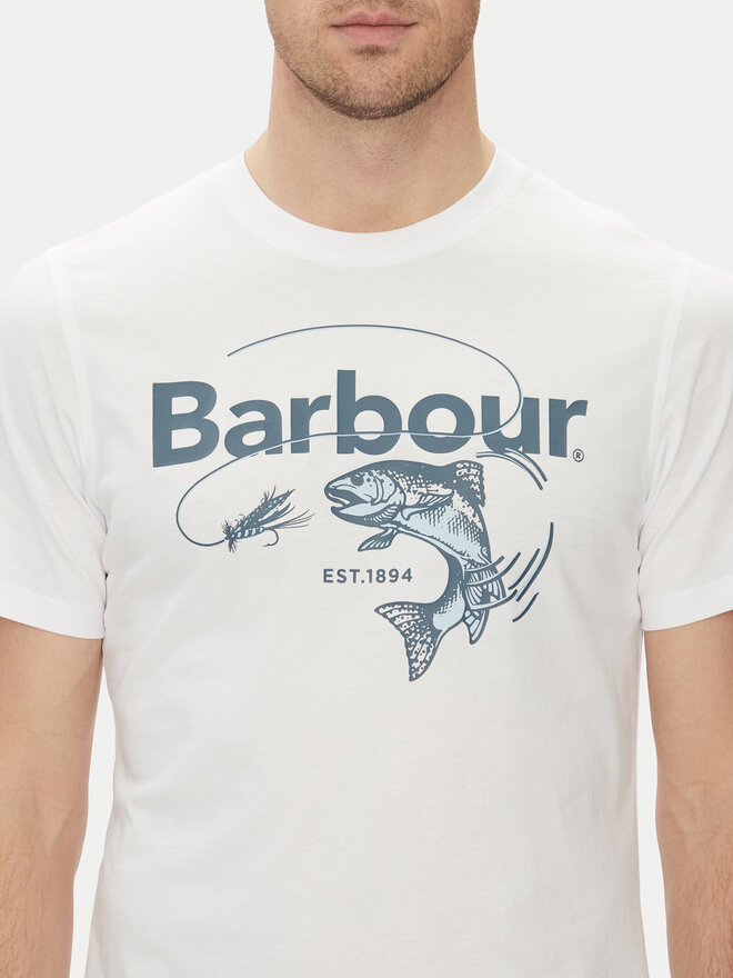 Barbour Barbour Camiseta Lydd MTS1396WH11 Blanco Tailored Fit