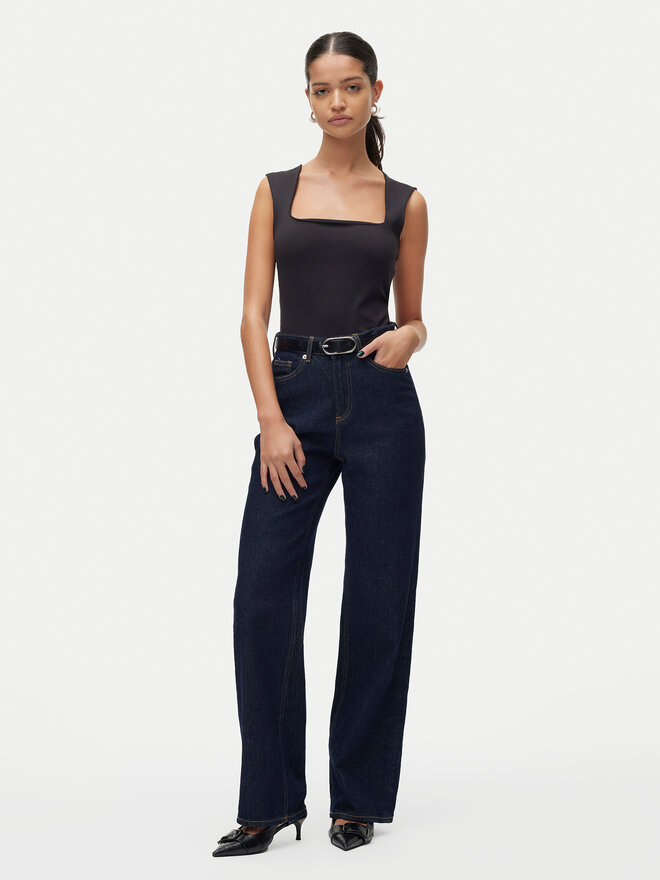 Vero Moda Vero Moda Τοπ Million 10312751 Μαύρο Slim Fit