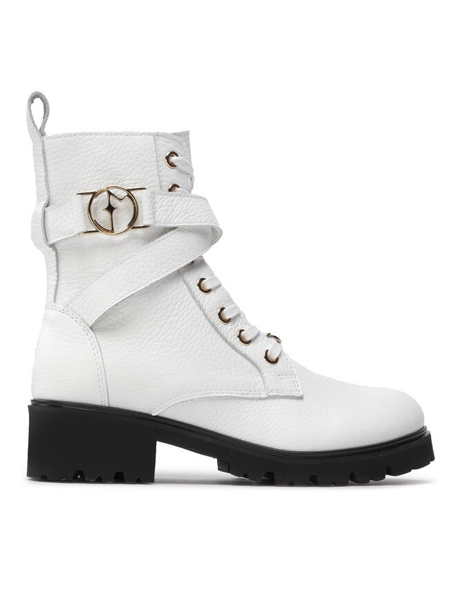 Eva Minge Schnürstiefeletten Eva Minge EM-08-12-001574 Weiß