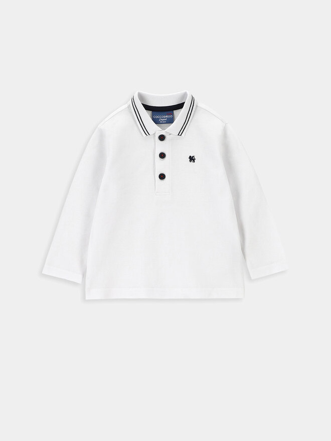 Coccodrillo Coccodrillo Poloshirt ZC3143501EBB Weiß Regular Fit