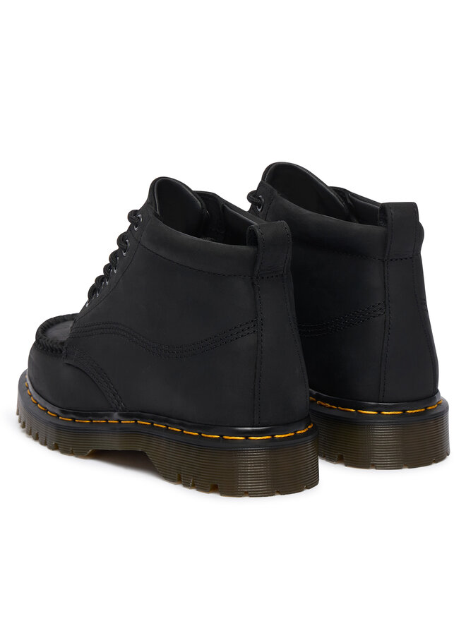 Dr. Martens Schnürschuhe Dr. Martens Lowell Chukka 6 Eye Crazy Horse DM43680001 Schwarz