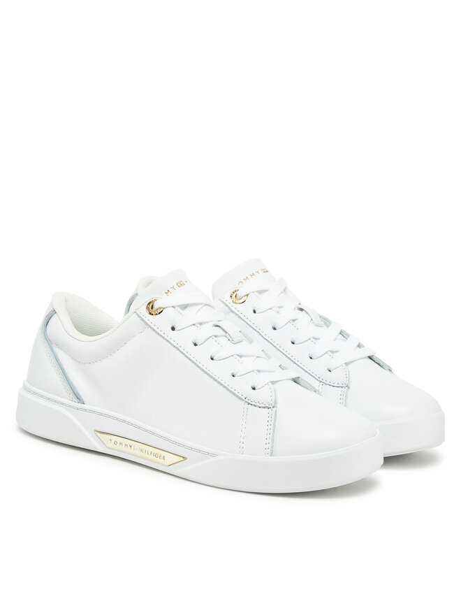 Tommy Hilfiger Αθλητικά Tommy Hilfiger Chic Court Sneaker FW0FW08642 Λευκό