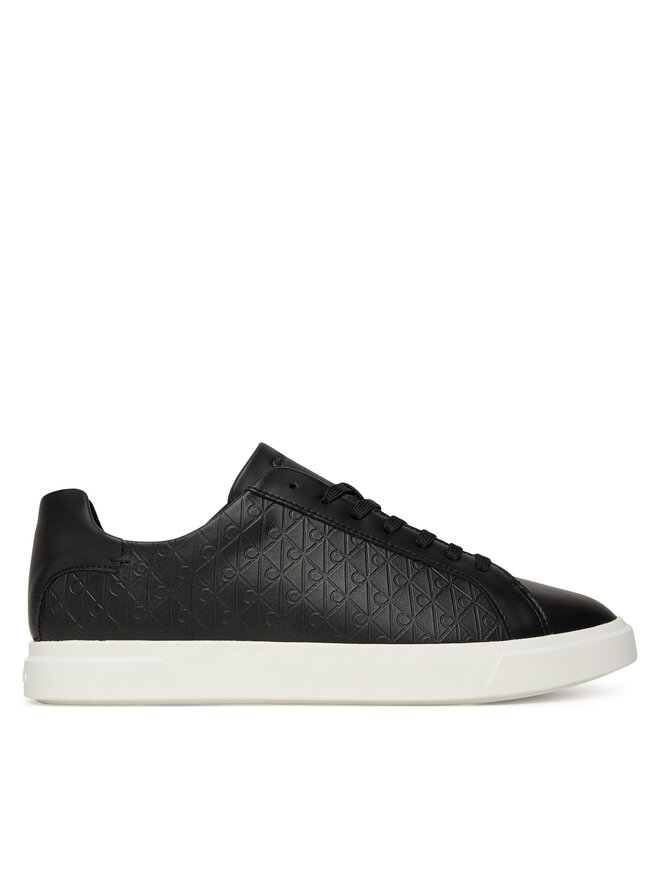 Calvin Klein Sneakers Calvin Klein Low Pro Cups Lace Up Lth Aop HW0HW02817 Schwarz