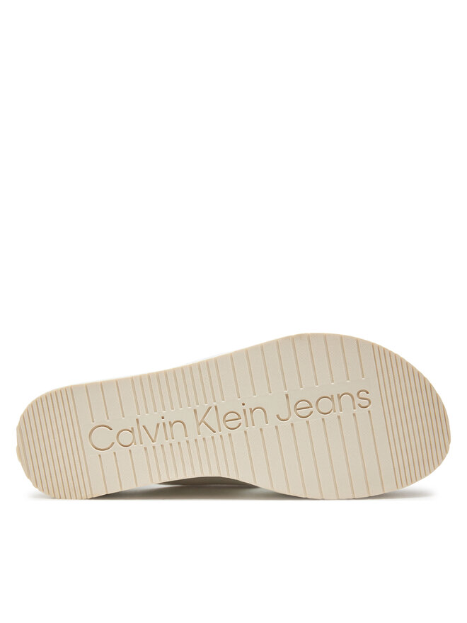 Genius Sandal Slingback White Calfskin Leather
