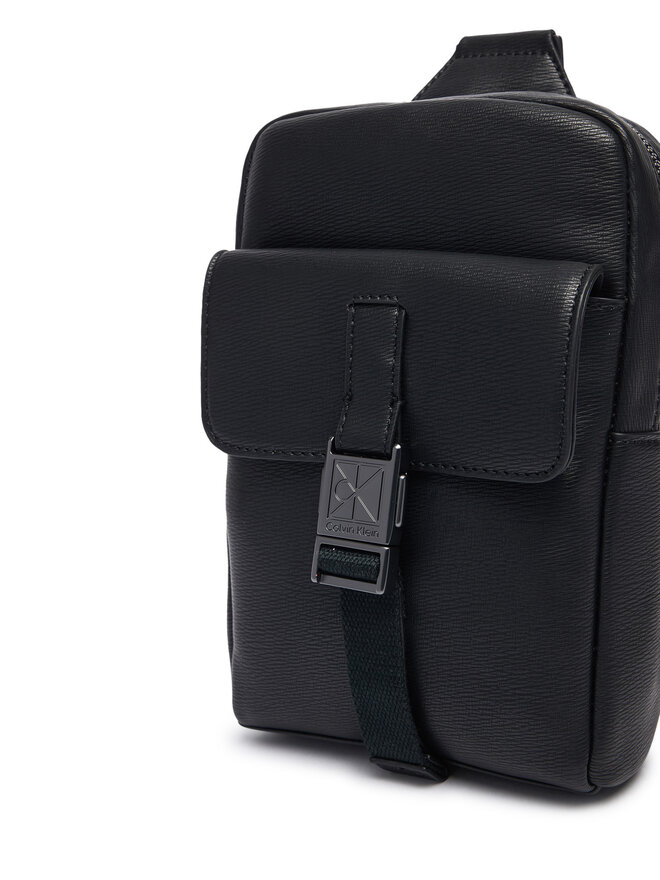 Calvin Klein Umhängetasche Calvin Klein Emblem Hw Sling LV04D3507G Schwarz