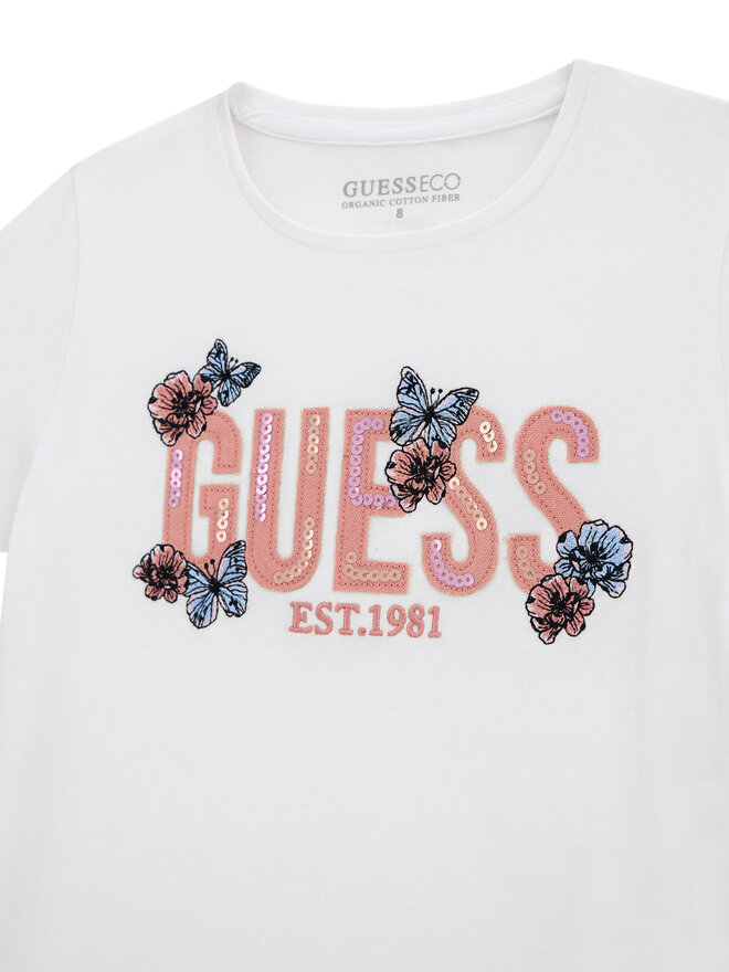 Guess Guess T-Shirt J6RI34 K6YW4 Weiß Regular Fit