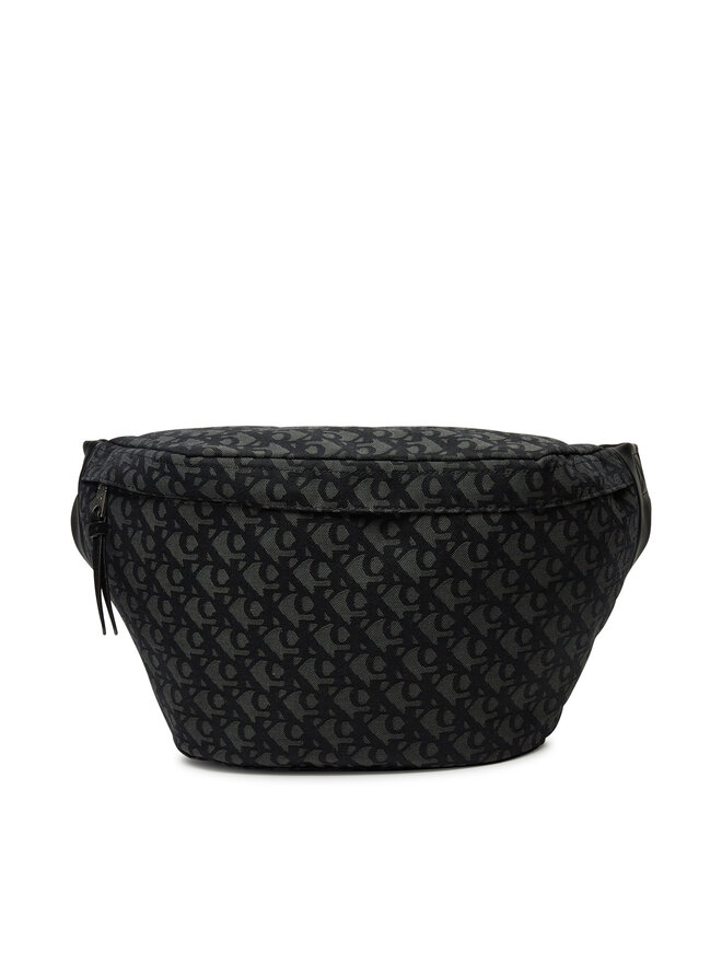 Calvin Klein Jeans Saszetka nerka Calvin Klein Jeans Unstrctrd Mngrm Ovrs LV04G3098G Czarny