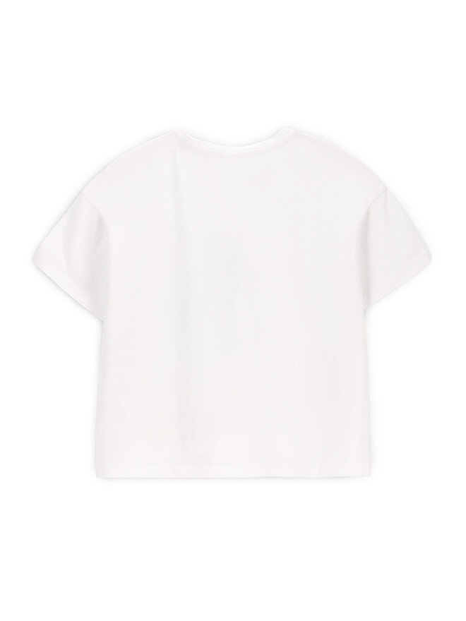 Coccodrillo Coccodrillo Marškinėliai WC5143201NGJ Balta Regular Fit