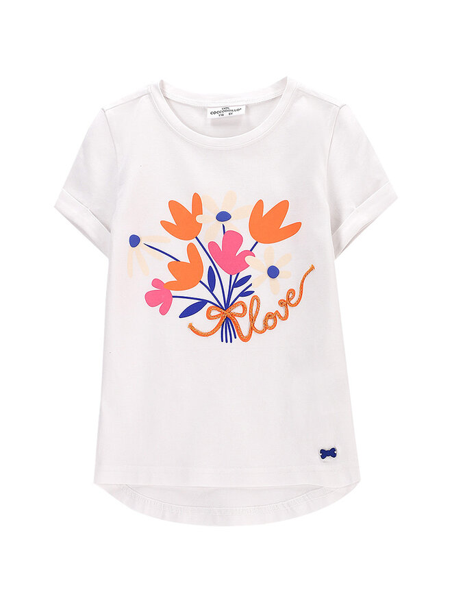 Coccodrillo Coccodrillo Camiseta WC5143201FGK Blanco Regular Fit