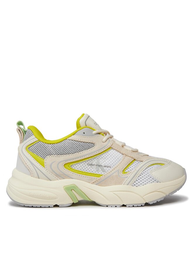 Calvin Klein Jeans Снікерcи Calvin Klein Jeans Retro Tennis Su-Mesh Wn YW0YW00891 Білий