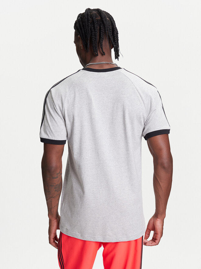 adidas adidas Camiseta adicolor Classics 3-Stripes JY1369 Gris Slim Fit