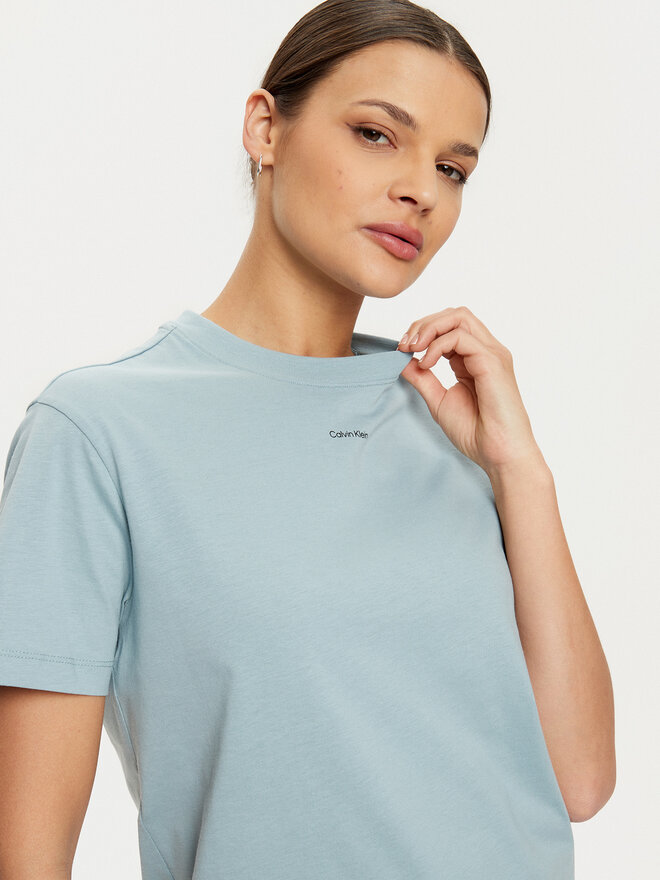 Calvin Klein Calvin Klein Camiseta K20K207519 Celeste Regular Fit
