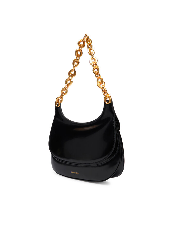 Calvin Klein Handtasche Calvin Klein Chain Shoulder Bag LV04F3403G Schwarz