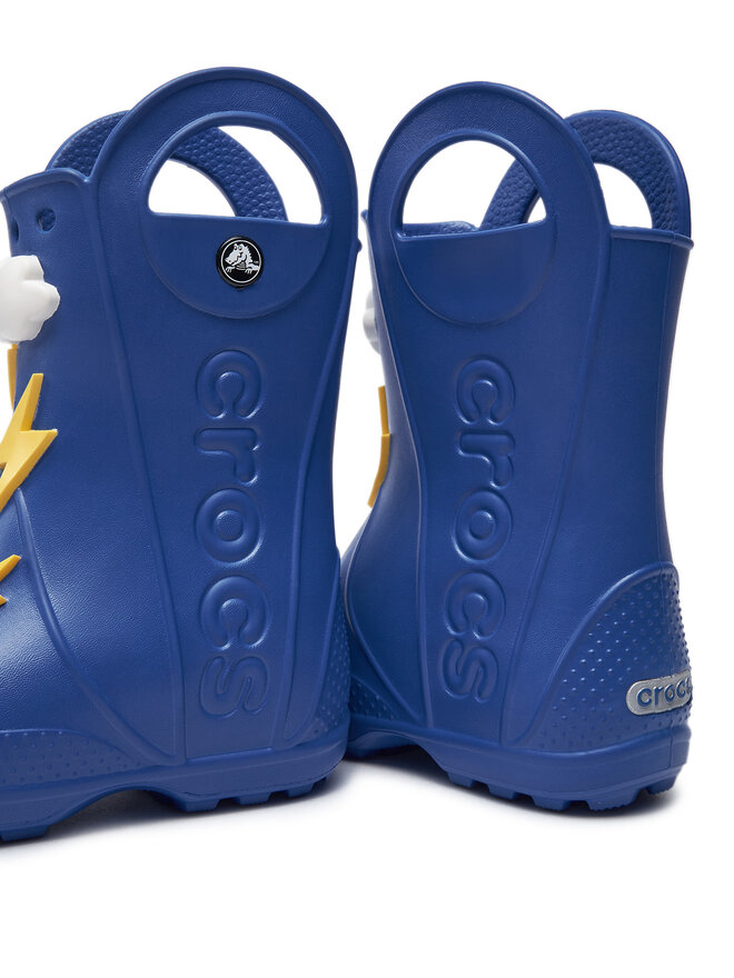 Crocs Гумени ботуши Crocs Handle It Lightning Bolt Rain Boot Kids 210027 Син