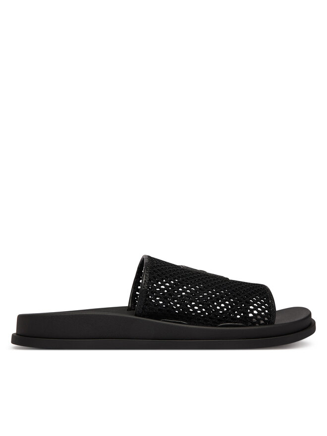 Calvin Klein Pantoletten Calvin Klein Mesh Mule Slides HW0HW02889 Schwarz