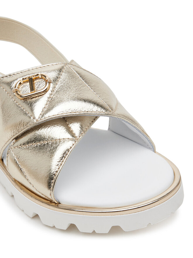 TWINSET Sandale TWINSET 251GCJ044 M Auriu