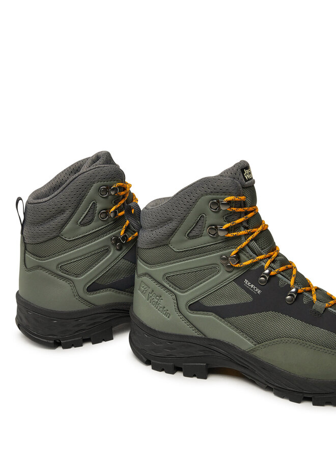 Jack Wolfskin Scarpe da trekking Jack Wolfskin Rebellion Guide Texapore Mid M 4053791 Verde