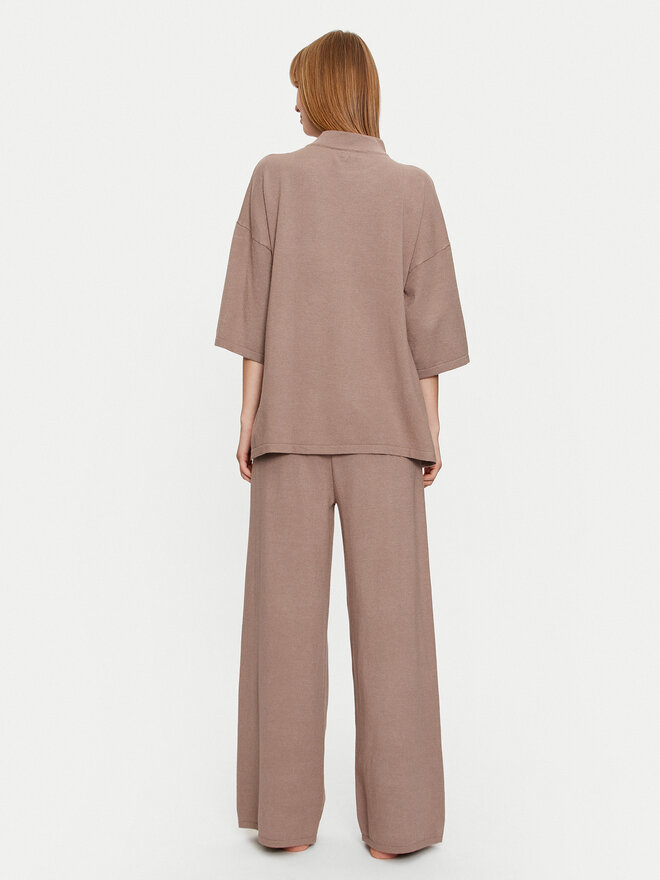 Selmark Selmark Pijama Tricot P7776 Beis Regular Fit
