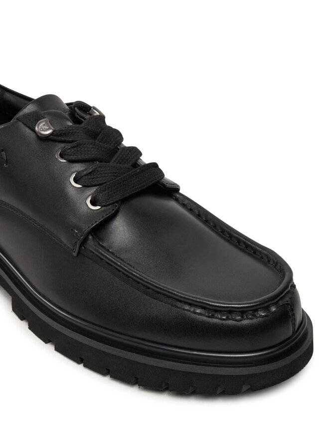 Calvin Klein Jeans Halbschuhe Calvin Klein Jeans Eva Apron Laceup Cd YM0YM01178 Schwarz
