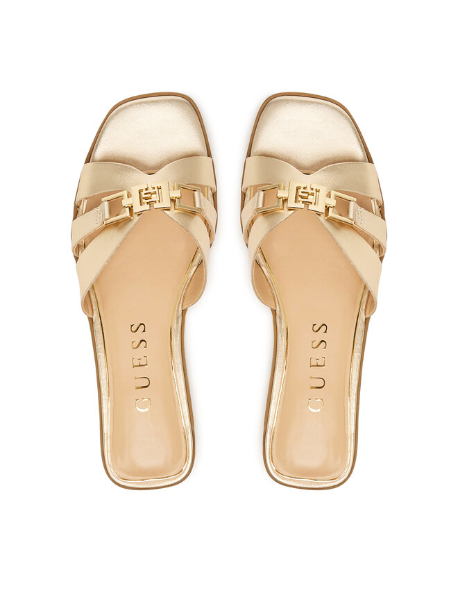 Guess Шльопанці Guess FLJREA LEM19 Золотий