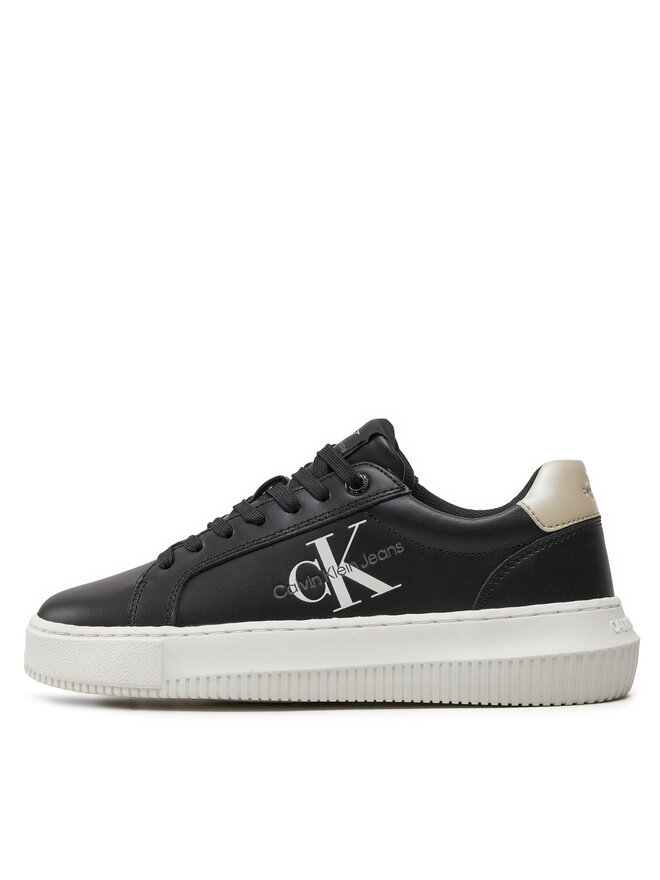 Calvin Klein Jeans Αθλητικά Calvin Klein Jeans Chunky Cupsole Laceup Lth Ml Mtl YW0YW01476 Μαύρο