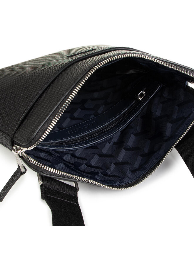Lacoste Τσαντάκι Lacoste Flat Crossover Bag NH2815CE Μαύρο
