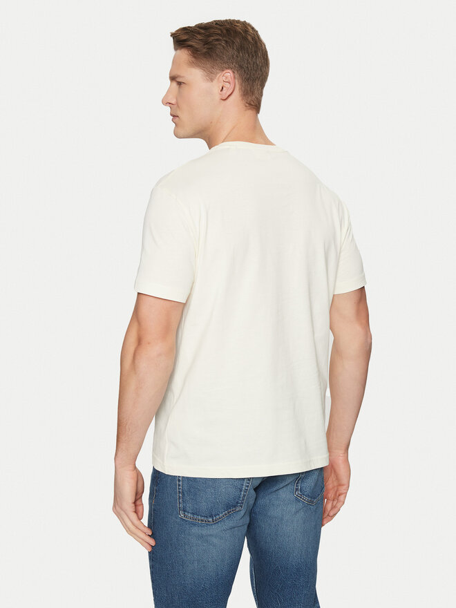 Gant Gant Marškinėliai 2003290 Écru Regular Fit