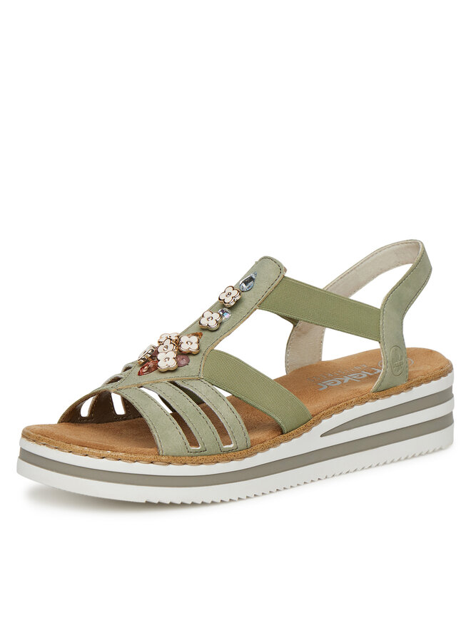Rieker Sandalen Rieker V0245-52 Grün