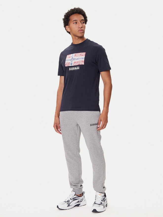 Napapijri Napapijri Camiseta S-Drapeau Ss NP0A891K Azul marino Regular Fit